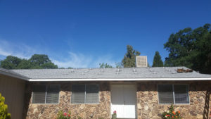 solar panel hardware being installed on a roof